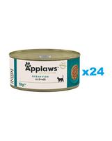 APPLAWS Cat Adult Ocean Fish in Broth vandenyno žuvys sultinyje 24x156 g