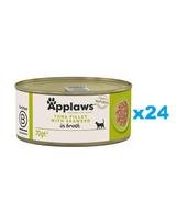 APPLAWS Cat Adult Tuna with Seaweed in Broth tunas su jūros dumbliais sultinyje 24x70 g