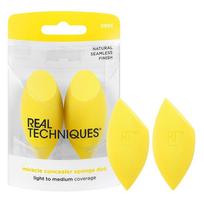 Real Techniques Miracle Concealer Sponge Duo - dviejų makiažo kempinėlių rinkinys maskuokliui,  2 vnt.