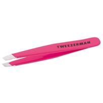 Tweezerman Mini Slant - miniatiūrinis kelioninis pincetas Flamingo