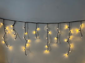 El. lauko girlianda VARVEKLIS, IP65, 500LED, 23,8W, 230-240V, šiltai balta sp, sujungiama, 19,8x0,7m