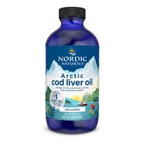 Nordic Naturals Arctic Cod Liver Oil (menkių kepenų aliejus) 237 ml. - Unflavored