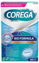 COREGA Bio Formula dantų protezų valymo tabletės, 30 vnt.