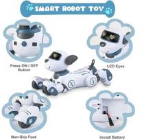 Nuotoliniu būdu valdomas šuo robotas , baltas/mėlynas