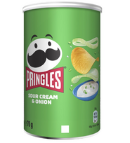 Užkandis PRINGLES Cream and Onion 70 g.