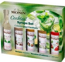 Sirupų rinkinys kokteiliams MONIN 5 vnt.x50 ml, 250 ml