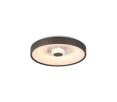 Searchlight 89735-38LT - LED dimeriuojamas lubinis šviestuvas POLKA 24W/230V + 6W, skersmuo 38,5 cm, rudas