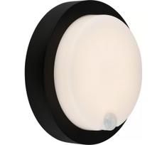Brilo - Įkraunamas lauko sieninis LED šviestuvas su judesio davikliu LED/4W/5V 4400 mAh IP44 juodas