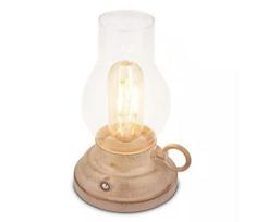 Brilo - lauko įkraunama LED stalinė lempa KANEA su dimeriu, LED/1,5W/5V IP44 1200 mAh smėlio spalvos