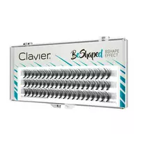CLAVIER_BeShaped šilkinių blakstienų kuokšteliai B formos su smulkia apimtimi 10D 9-10-11mm