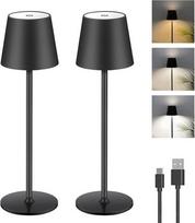 2 belaidžių Ainostone LED stalinių lempų rinkinys