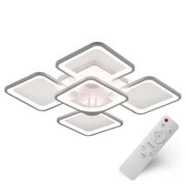 LED lubinis šviestuvas plafonas 55cm baltas, apvalus, su pulteliu, reguliuojama spalva ir ryškumas, modernus