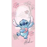 Vonios ir paplūdimio rankšluostis Disney Lilo and Stitch, 70x140 cm