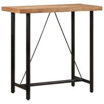 Baro stalas vidaXL, rudas