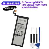 Original Replacement Battery EB-BN920ABE EB-BN920ABA For Samsung GALAXY Note 5 Note5 N920I N920G N920G/DS N920T N920A N9200 N9208 NFC 3000mAh