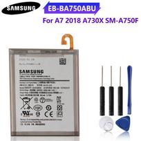 Originalus atsarginis akumuliatorius Samsung Galaxy A7 2018 versijai SM-A730x A730x SM-A750F A10 SM-A750FN SM-A750N EB-BA750ABU 3300mAh
