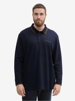 TOM TAILOR Vyriški polo marškinėliai ilgomis rankovėmis