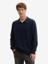TOM TAILOR Vyriški polo marškinėliai ilgomis rankovėmis