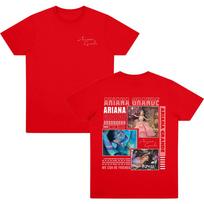Ariana Grande Album Graphic T Shirts Glinda The Good Wicked Comfort T-shirts Men Women Harajuku Fashion Clothing Cotton Soft Tee XS raudona
