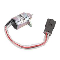 Kuro sustabdymo solenoidinis vožtuvas Metalinis 3 gnybtai 12V 119233‑77932 Pakeitimas John Deere