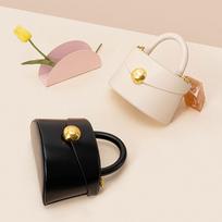 Aukščiausios kokybės metalinė rankinė, odinė rankinė, kibirėlio tipo rankinė, rankena, crossbody, sterlingų rankinė smėlis
