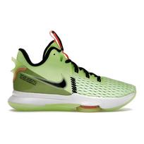 Nike LeBron Witness 5 Grinch Unisex sportbačiai, žalios spalvos, švytinčios ryškiai mango spalvos CQ9380-300 44