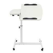 90° sulankstomas biuro nešiojamojo kompiuterio stalas, mobilioji darbo stotis, mažas kilnojamas stovimas stalas, reguliuojamo aukščio stalas namams, biurui, miegamajam dramblio kaulas