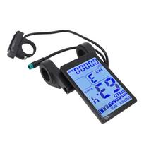 Elektrinio dviračio LCD ekranas Atsparus vandeniui 5 kontaktų Elektrinio paspirtuko M5 LCD skydelio ekranas 22,2 mm vairui