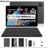 Blackview ZENO 10 Planšetė, 11  FHD+ 90Hz, 8GB+256GB, 5G, 8800mAh, Android 15 8+256 juoda
