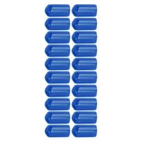 20 Pcs 6mm Brake Caliper Bleed Screw Nipple PVC Dust Cap High Durability for Braking Systems in Most Vehicles Blue mėlyna