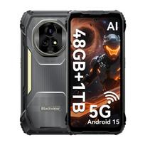 Blackview XPLORE 2 Dimensity 8300 Patvarus telefonas Android 15  (12GB+24GB) RAM 256GB ROM 6.78 colio 120Hz ekranas 20000mAh only phone juoda