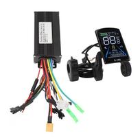 Electric Bike Controller Kit 3 Mode 26A Brushless Motor Controller with LCD Panel for 36V 500W 36V 750W 48V 500W 48V