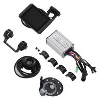 15A 36V 48V 250W bešepetėlio variklio valdiklis LCD8H ekrano rinkinys Ličio baterijos modifikavimo valdiklio rinkinys elektriniam
