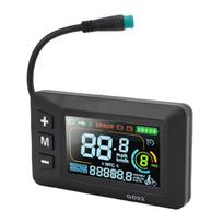 Elektrinio dviračio LCD ekranas Spalvotas 5 gyslų Atsparus lietui laidas Elektrinio paspirtuko LCD ekranas Prietaisų skydelis