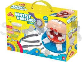 Plastilino rinkinys „Dantisto dirbtuvės“ (5 spalvos)