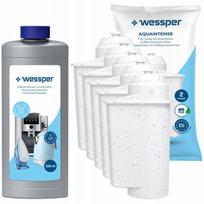 Wessper rinkinys: 5x vandens filtras kavos aparatui + kalkių šalintuvas