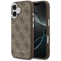 Guess 4G Klasikinis Logotipas MagSafe dėklas iPhone 17 - rudas