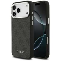 Guess 4G Klasikinis Logo MagSafe dėklas iPhone 17 Pro Max - juodas