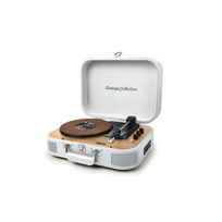 Muse MT-201 Turntable Stereo System USB port AUX input, White