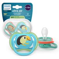 PHILIPS Avent Ultra Air teether, 6–18 months, blue/turquoise, 2 pack (SCF087/11)