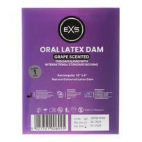 EXS Condoms Grape Scented Vynuogių kvapo prezervatyvas oraliniam seksui
