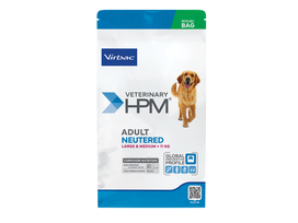 Virbac HPM Veterinarinis sausas maistas kastruotiems ir sterilizuotiems vidutinio dydžio ir didelių veislių šunims 12 kg