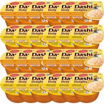 Inaba DASHI papildomas kačių maistas - vištienos skonio sultinys 12x70g + vištienos ir sūrio skonio sultinys 12x70g