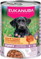 Eukanuba Dog Can Puppy Turkey & Carrots 400 g | 113347 | 8710255206172