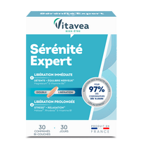 VITAVEA Serenite expert emocinei pusiausvyrai, 30 dviejų sluoksnių tablečių