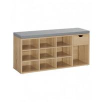 Leobert Bench with shoe rack 104x48x30cm