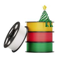 Christmas PLA Anycubic filament set (4 pcs)., 3DSAYCIPHSCSD_103_4