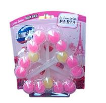 WC valiklis-gaiviklis DOMESTOS In Love With Paris, 3x50 g