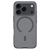 Nillkin Super Frosted Shield Pro dėklas, suderinamas su MagSafe, iPhone 17 Pro - skaidrus juodas