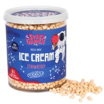 SUPER GARDEN šaltyje džiovinti braškių skonio mini ledų rutuliukai, 60g